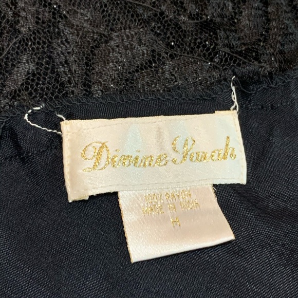 Vintage 90’s beaded black maxi dress SZ M - Picture 7 of 9